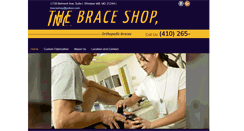 Desktop Screenshot of braceshopinc.com